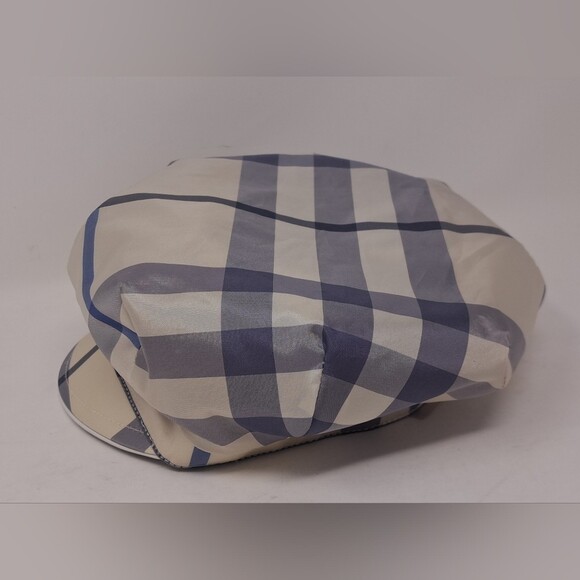 Burberry Womens Newsboy Hat Cap Purple Nova Check England Vintage Y2K 90s Small main image 5